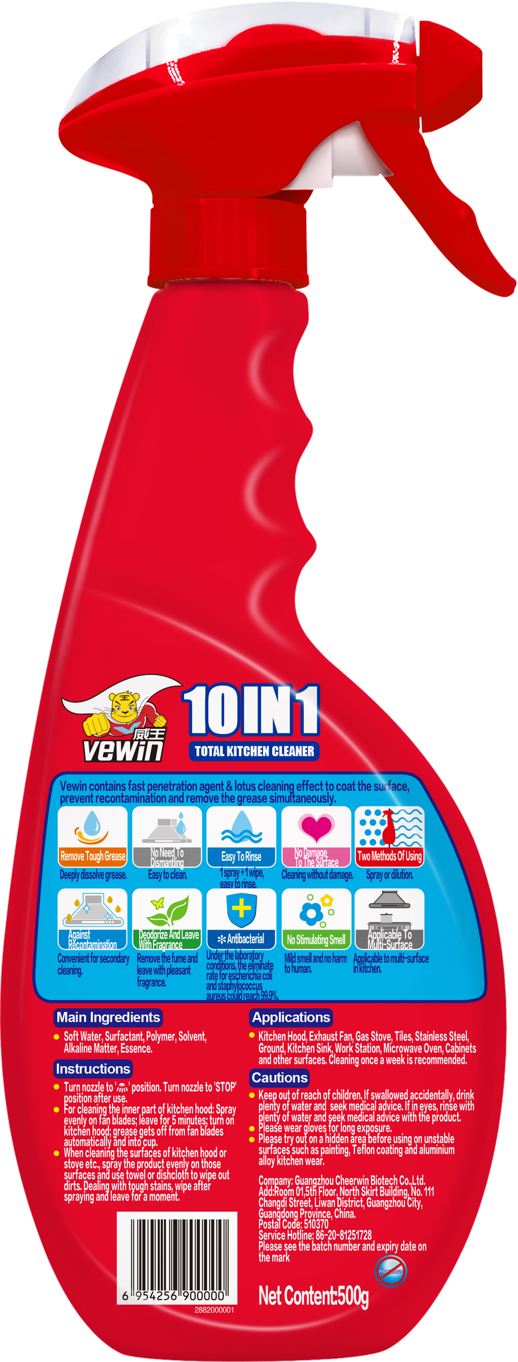 Multi-function Kitchen Cleaner